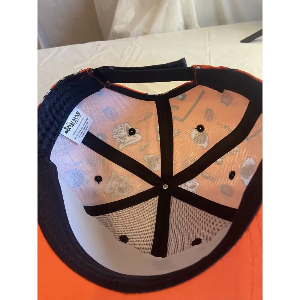 Unisex Anaheim Ducks NHL Giveaway Bright Hat With Fun Desigs-New Without‎ Tags